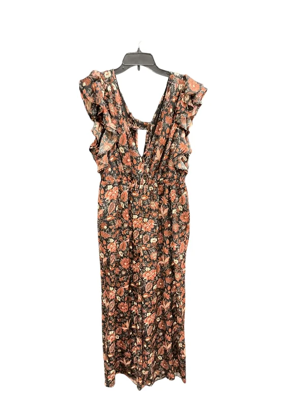 Jumpsuit By Madewell In Floral Print, Size: Xl