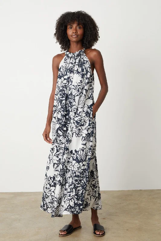 PENELOPE PRINTED MAXI DRESS