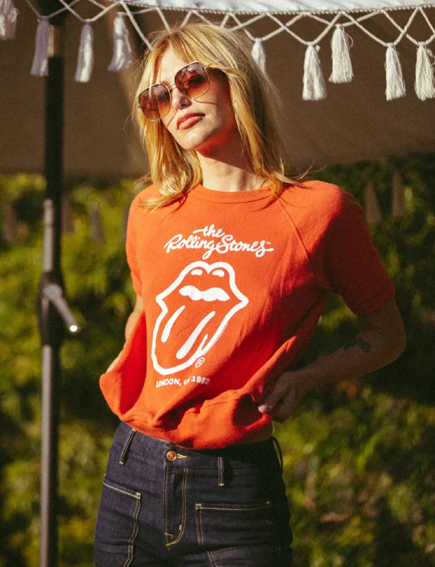 The Rolling Stones London Raglan Tee in Red