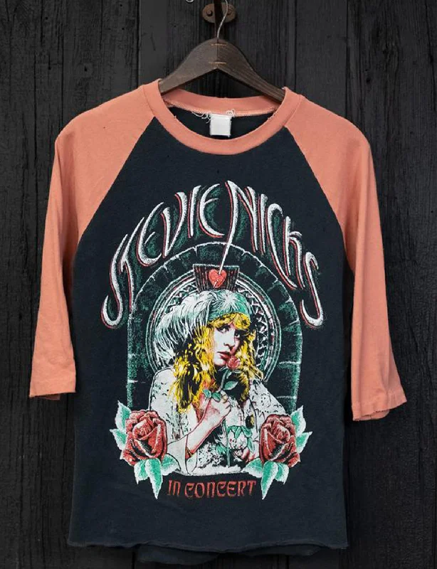 Stevie Nicks Raglan in Coal/Sunset