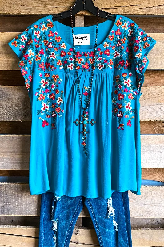 AHB EXCLUSIVE: Taking Hearts Top - Teal