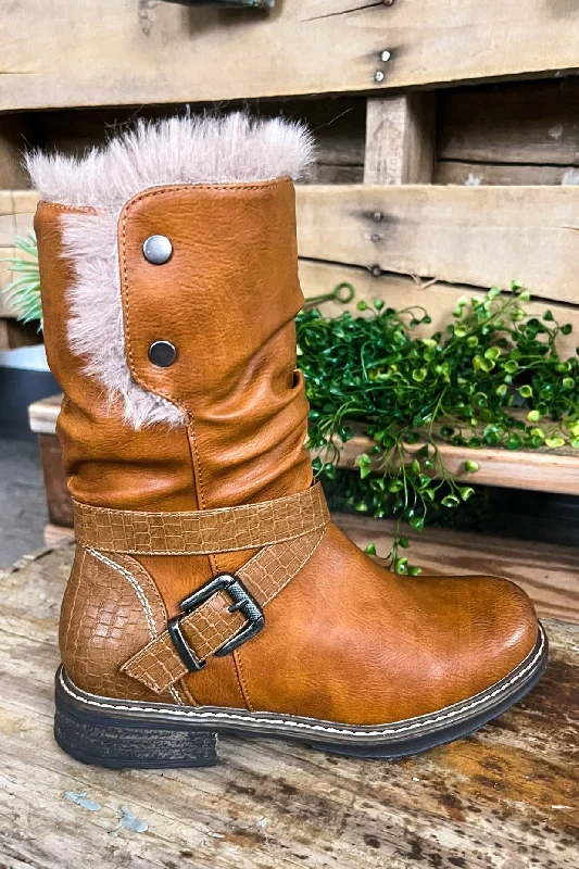 Chasing You Boots - Cognac