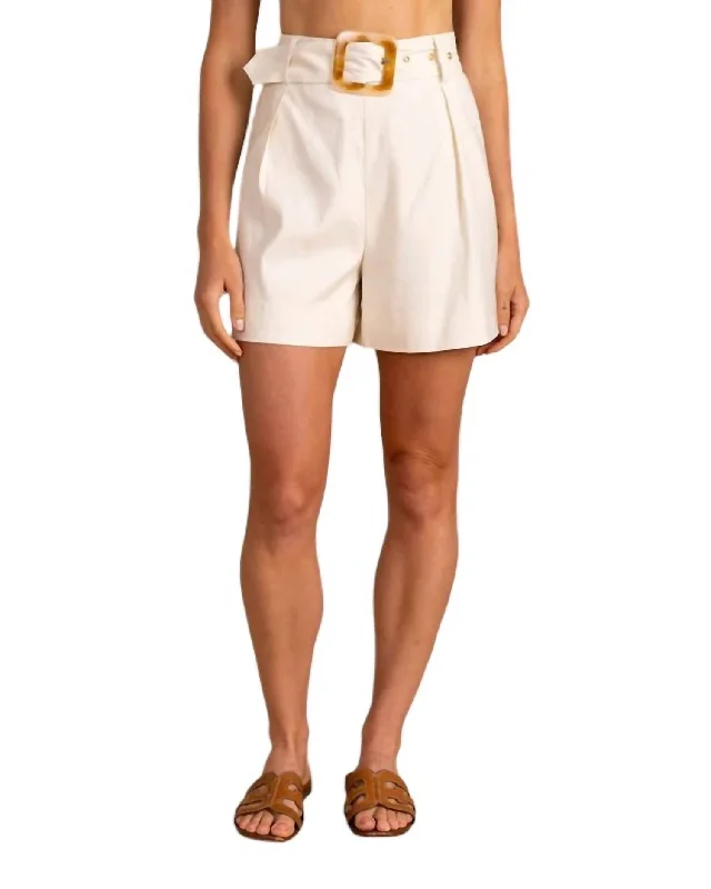 Maya Shorts In Bone