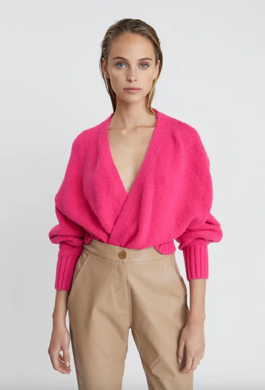 Virgin Cardigan - Hot Pink