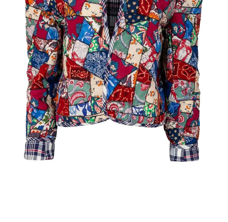 Billy Broken Glass Quilt Jacket In Multi