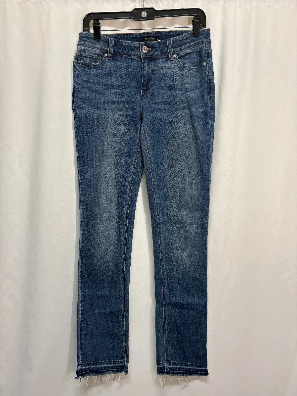 Jeans Skinny By White House Black Market In Blue Denim, Size: 4