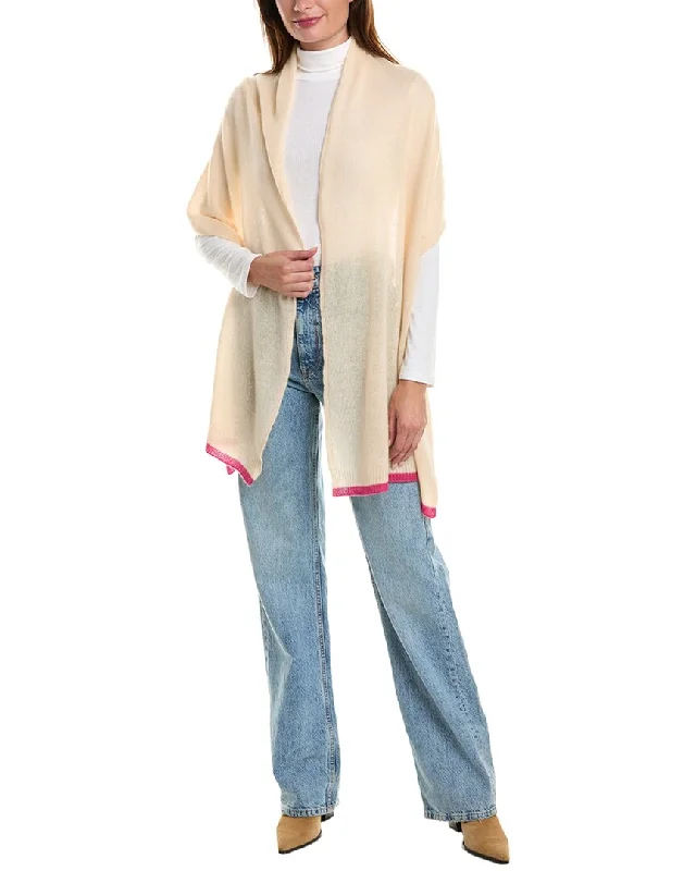 Portolano Flat Jersey Oblong Cashmere Wrap