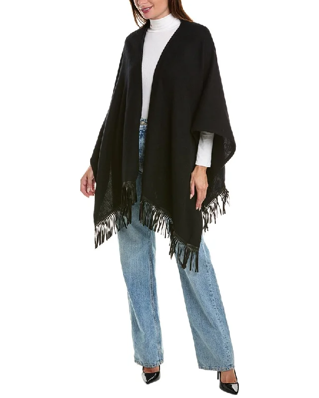 Portolano Wool Fringe Ruana