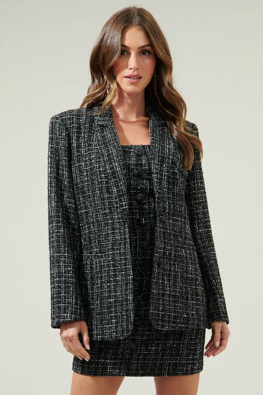 Margaret Tweed Oversized Blazer